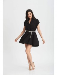 φορεμα με ζωνη μαυρο ...