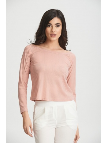 μπλουζα ριπ εξω ωμους ροζ ρόζ σε προσφορά