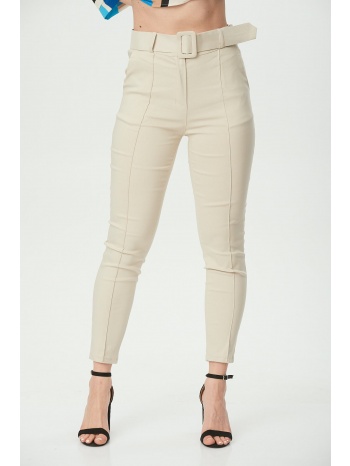 παντελονι με ζωνη εκρου εκρού σε προσφορά