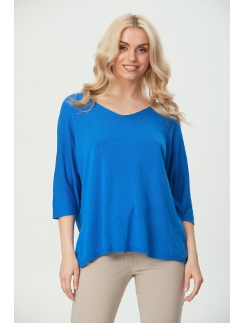 μπλουζα πλεκτη μπλε ρουα μπλε ρουά σε προσφορά