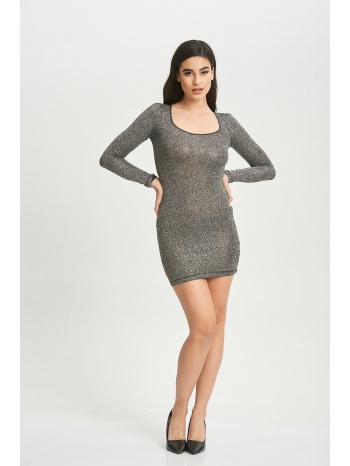 φορεμα κοντο lurex ασημί σε προσφορά