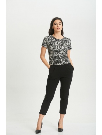 μπλουζα ζακαρ με φοινικες γκρι σε προσφορά