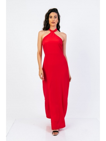 φορεμα εξωπλατο με ανοιγνα στο ποδι κόκκινο σε προσφορά