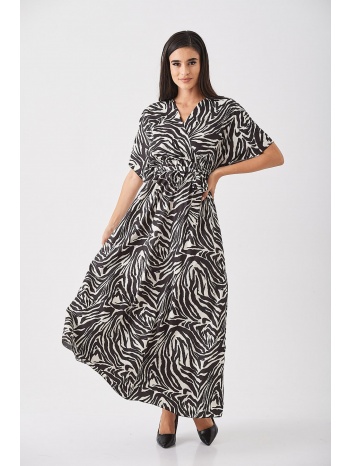 φορεμα σατεν μακρυ μαύρο σε προσφορά