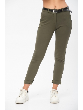 παντελονι με ζωνη ελαστικο πράσινο σε προσφορά