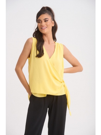μπλουζα αμανικη κρουαζε κίτρινο σε προσφορά