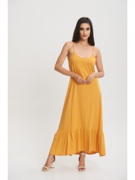 φορεμα τιραντα με βολαν ...