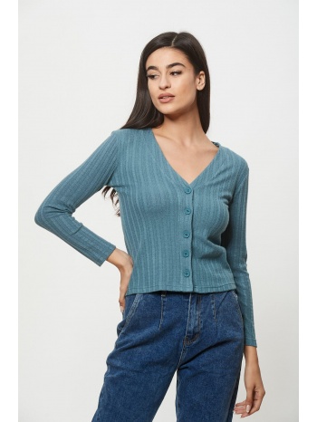 ζακετα πλεκτη πετρόλ σε προσφορά