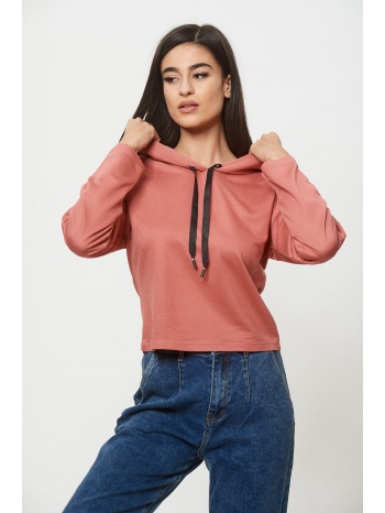 μπλουζα φουτερ με κουκουλα σάπιο μήλο σε προσφορά