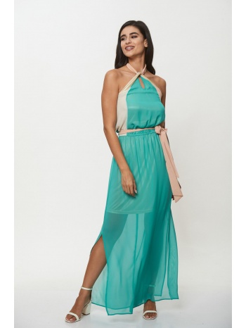 φορεμα διχρωμο μακρυ βεραμάν σε προσφορά