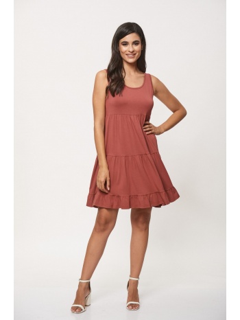 φορεμα αμανικο με σουρες σάπιο μήλο σε προσφορά