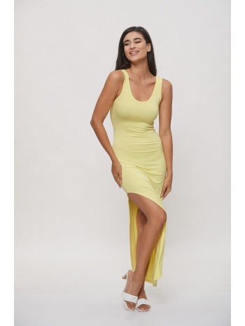 φορεμα μακρυ αμανικο κιτρινο κίτρινο σε προσφορά
