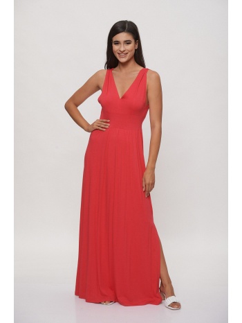 φορεμα μακρυ kόκκινο σε προσφορά