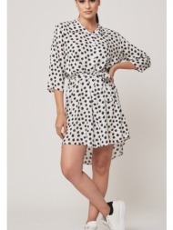 φορεμα ασπρο με κουμπια ...