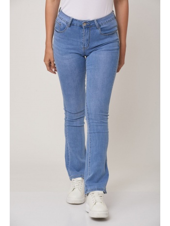 παντελονι τζιν καμπανα εμπριμέ μαύρο σε προσφορά