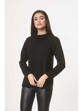 μπλουζα με γιακα μαυρη mαύρο σε προσφορά