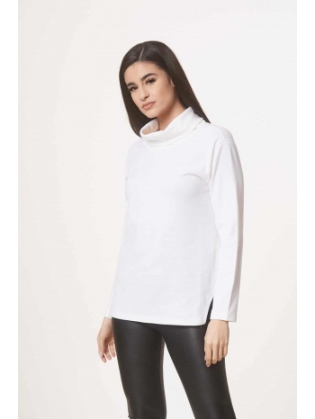 μπλουζα με γιακα ασπρη άσπρο σε προσφορά