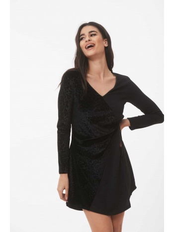 φορεμα βελουδο mαύρο σε προσφορά