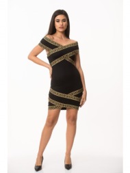 φορεμα εξω ωμοι mαύρο