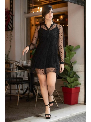 φορεμα τουλι μαύρο