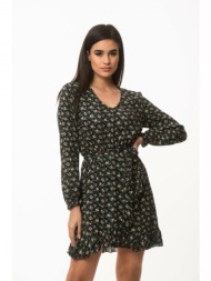 φορεμα εμπριμε με βολαν ...