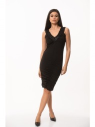 φορεμα αμανικο με σουρες ...