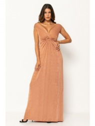 φορεμα μαξι slinky χρυσό