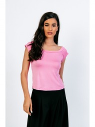 μπλουζα χαμογελο ροζ