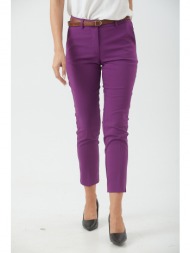 παντελονι με ζωνη μοβ