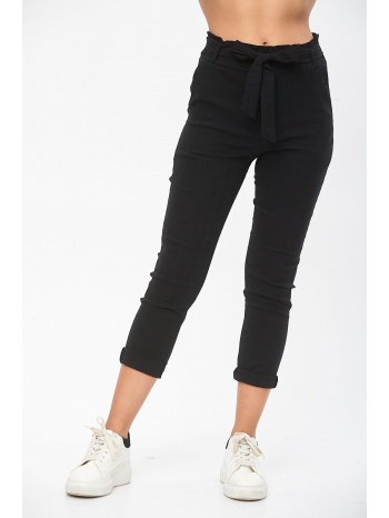 παντελονι με ζωνη μαύρο σε προσφορά