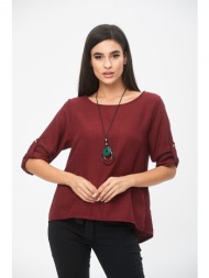 μπλουζα με κρεμαστο και ...