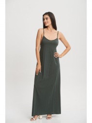 φορεμα με εξω πλατη χακί