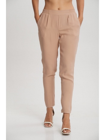 παντελονι κρεπ με τσεπες μπεζ σε προσφορά