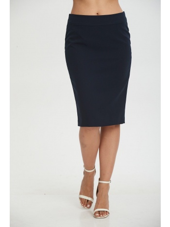 φουστα με φερμουαρ μπλε σε προσφορά