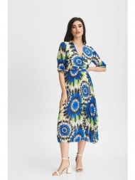 φορεμα floral εμπριμε εμπριμέ μαύρο