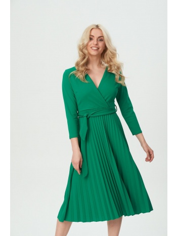 φορεμα με πιετες πρασινο πράσινο σε προσφορά