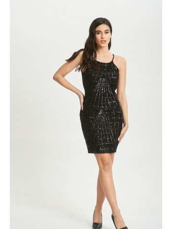 φορεμα κοντο με στρας μαύρο σε προσφορά