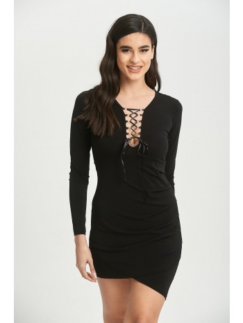 φορεμα ασυμμετρο μαυρο μαύρο σε προσφορά