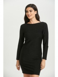 φορεμα κοντο lurex μαύρο
