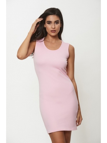 φορεμα αμανικο με ανοιγματα στην πλατη ρόζ σε προσφορά