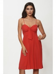 φορεμα ραντα κλος με μπουστο kόκκινο