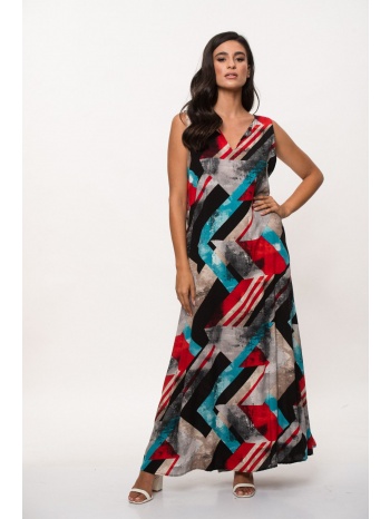 φορεμα μαξι εμπριμε εμπριμέ μαύρο σε προσφορά