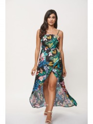 φορεμα μακρυ σατεν μαυρο ...