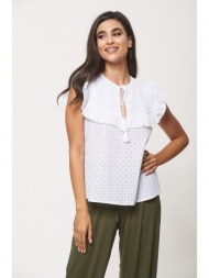 τοπ με δεσιμο άσπρο