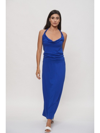 φορεμα μακρυ μπλέ σε προσφορά