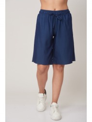 βερμουδα τζιν μπλε σκούρο