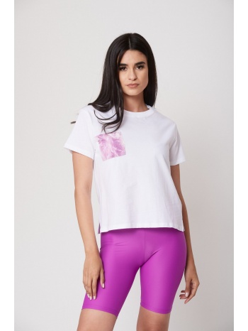 μπλουζα μακο με τσεπακι άσπρο σε προσφορά