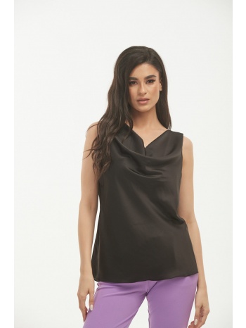 μπλουζα σατεν μαύρο σε προσφορά
