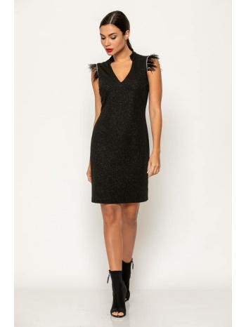 φορεμα lurex αμανικο μαύρο σε προσφορά