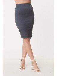 φουστα πενσιλ μπλε
